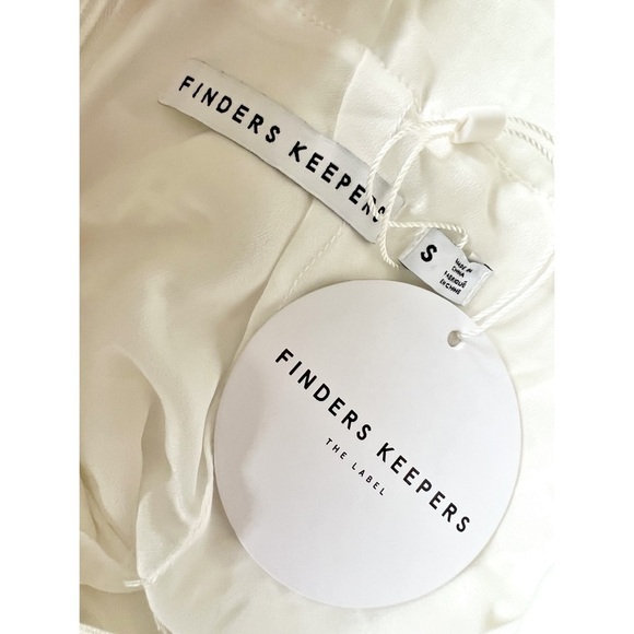 NWT Finders Keepers (Revolve Brand) Begin Lace Asymmetrical Hem Dress Small - Picture 6 of 9